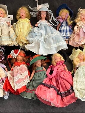 Vintage Nancy Ann storybook dolls lot